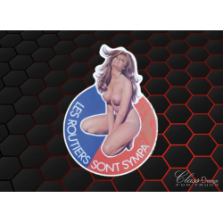 STICKERS - LES ROUTIERS SONT SYMPA