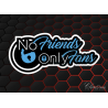 STICKERS - NO FRIENDS, ONLY FANS
