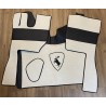 TAPIS CAPOT MOTEUR VOLVO FH4/5 PNEUMATIQUE DELUXE BEIGE/NOIR LOGO ELAN NOIR