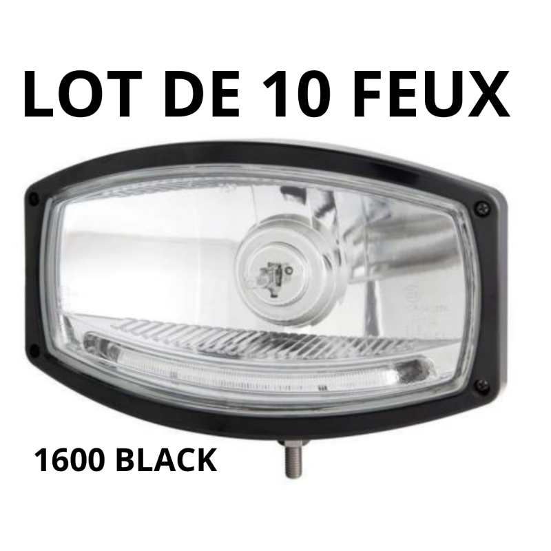 AFFAIRE DU JOUR - LOT DE 10x FEU LONGUE-PORTÉE 1600 BLACK