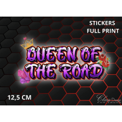 STICKERS QUEEN OF THE ROAD