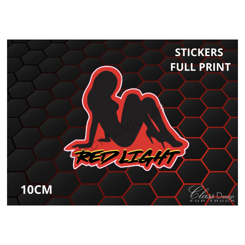 STICKERS RED LIGHT