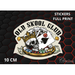 STICKERS OLD SKOOL CLUB