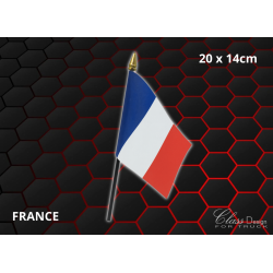 DRAPEAU FRANCE 20X14 CM