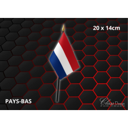 DRAPEAU PAYS BAS 20X14 CM