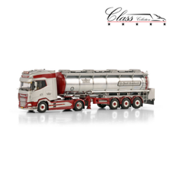 DE GROOT LEERBROEK DAF XG+ 4X2 CHROME TANK TRAILER - 3 AXLE