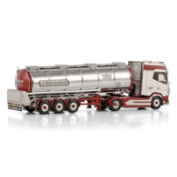 DE GROOT LEERBROEK DAF XG+ 4X2 CHROME TANK TRAILER - 3 AXLE