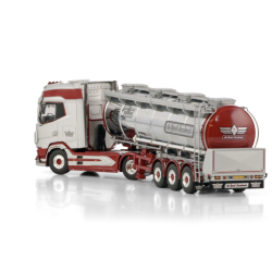 DE GROOT LEERBROEK DAF XG+ 4X2 CHROME TANK TRAILER - 3 AXLE