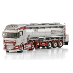 DE GROOT LEERBROEK DAF XG+ 4X2 CHROME TANK TRAILER - 3 AXLE