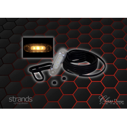 Feu LED encastrable Blanc éclairage Orange