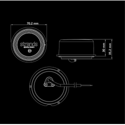 Feu de position FOR9T GEO | Blanc