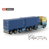 JOHN V.D. MADE SCANIA 4 SERIES TOPLINE 4X2 2CONNECT COMBI TRAILER - 5 AXLE + 2X 20FT CONTAINER - 01-4740