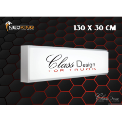 Enseigne Lumineuse Rectangle 24V "Classic Design" 130x30