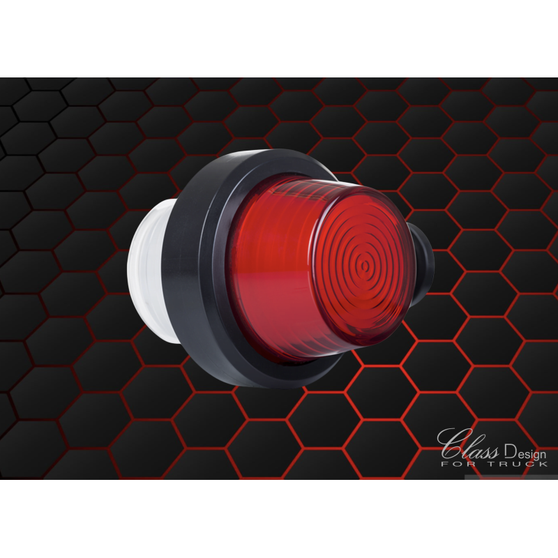 Bouliche Néon Blanc/Rouge