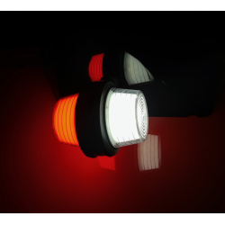 Bouliche Néon Blanc/Rouge