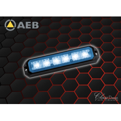 FEU FLASH 6 LED BLEU