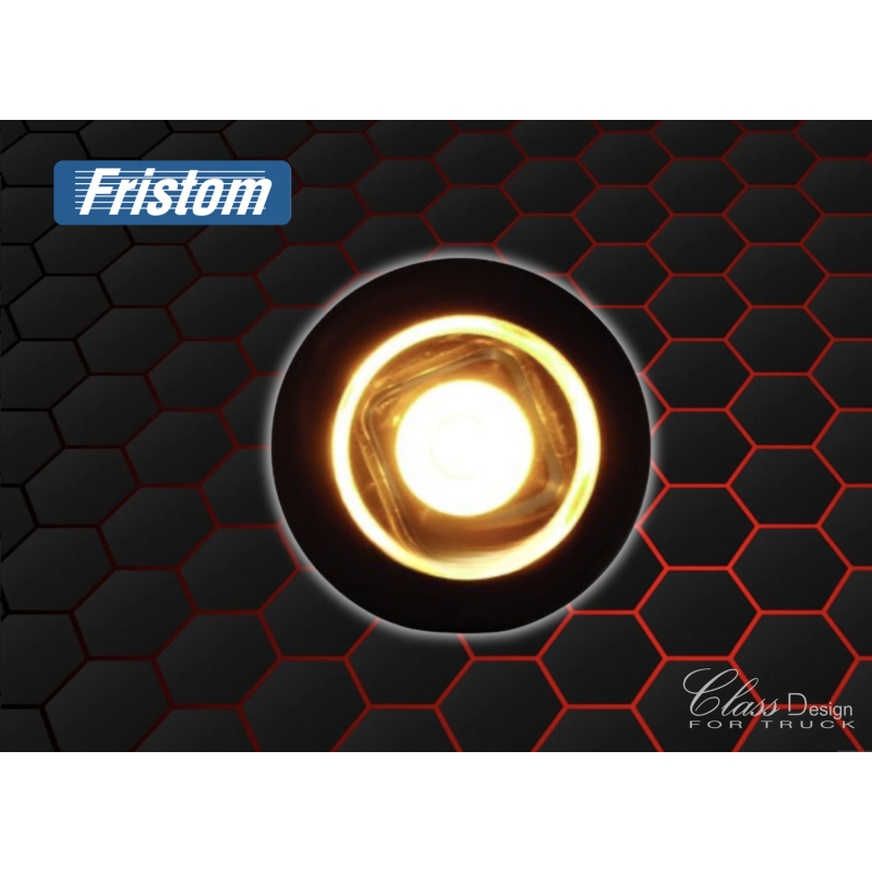 Feu de position rond 1 LED Orange