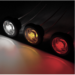 Feu de position rond 1 LED Orange