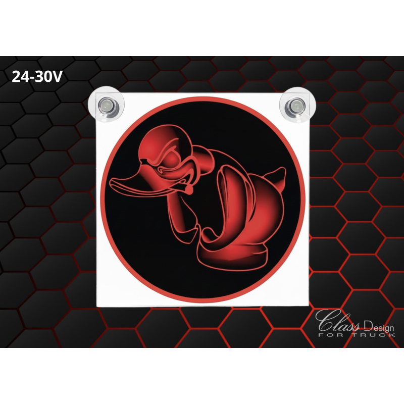 ENSEIGNE DE PARE-BRISE - ANGRY DUCK