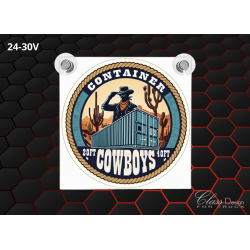 ENSEIGNE DE PARE-BRISE - CONTAINER COWBOY