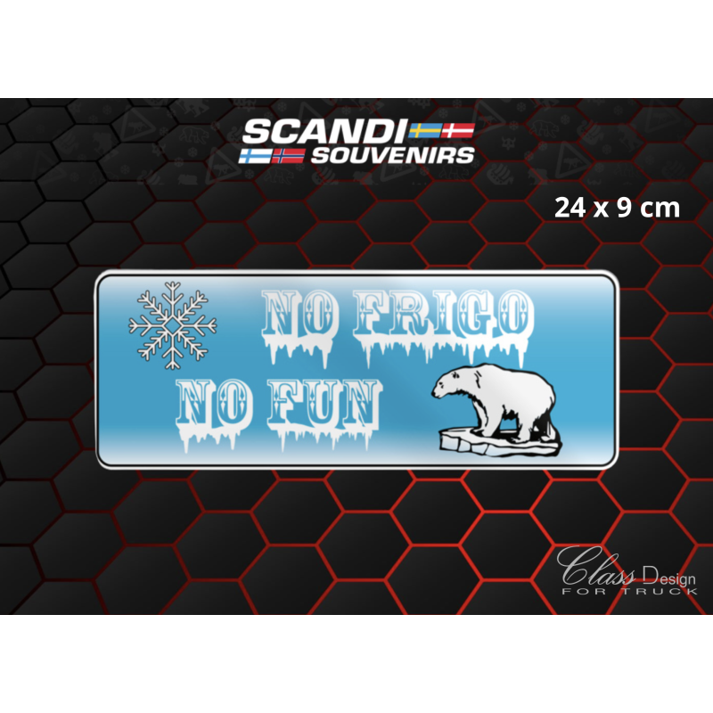 STICKERS - No Frigo, No Fun