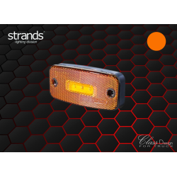 Feu de position latéral à LED 12-24 V + câble de 5 m - Ambre