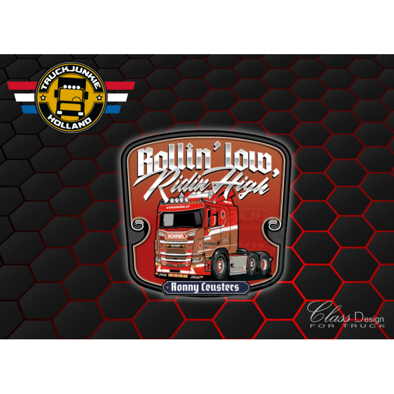 STICKERS - ROLLIN' LOW RONNY CEUSTERS