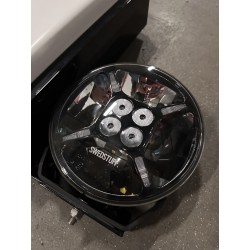 DÉPOT VENTE - Enseigne 140x40cm NEDKING - Bâti peint en noir, 2x Longue Portée SWEDSTUFF + fixation Volvo (démontable)