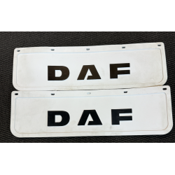 DÉPOT VENTE - BAVETTES DAF COURTES RELIEF BLANC/NOIR