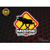 MOOSE ON THE LOOSE - FULL PRINT STICKER