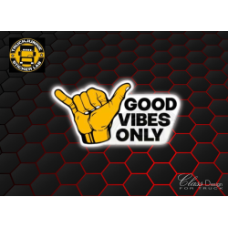 Good Vibes Only - Full print sticker