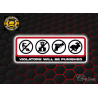 VIOLATERS - FULL PRINT STICKER