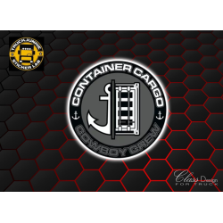 CONTAINER CARGO COWBOY CREW - FULL PRINT AUTOCOLLANT