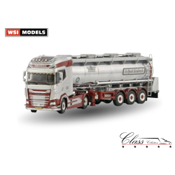 DE GROOT LEERBROEK DAF XG+ 4X2 CHROME TANK TRAILER - 3 AXLE