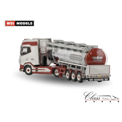 DE GROOT LEERBROEK DAF XG+ 4X2 CHROME TANK TRAILER - 3 AXLE