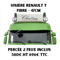 Pack VISIÈRE RENAULT T - Fixation + 2 Feux + Visserie inclus