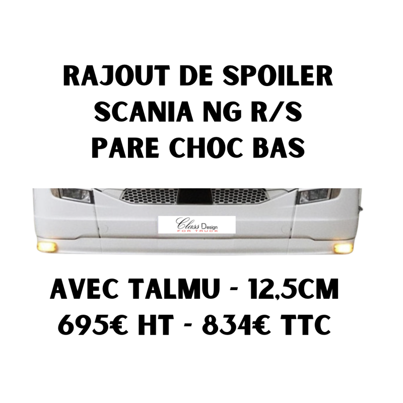 Rajout de Spoiler SCANIA NG R/S - Pare choc BAS