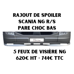 Rajout de Spoiler SCANIA NG R/S - pare choc BAS