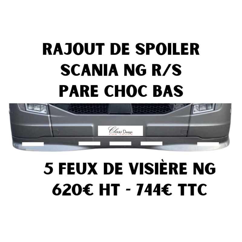 Rajout de Spoiler SCANIA NG R/S - pare choc BAS