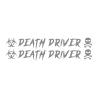 STICKERS DE VITRES DEATH DRIVER