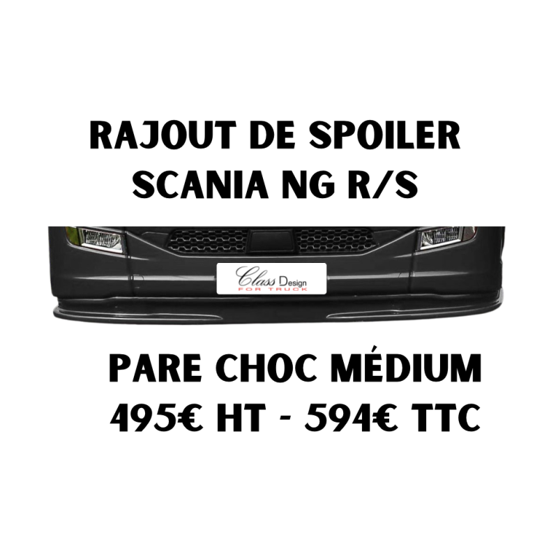 Rajout de Spoiler SCANIA NG R/S - pare choc Médium