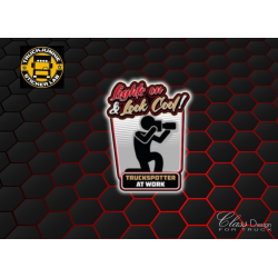 TRUCKSPOTTER AT WORK - FULL PRINT AUTOCOLLANT