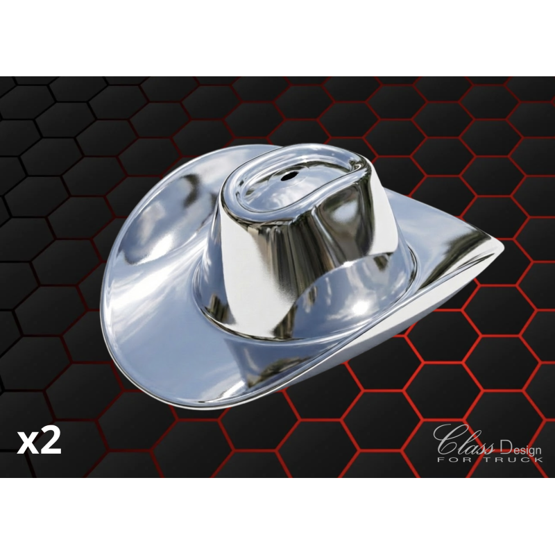 Chapeaux adaptables pour Michelin - chromé