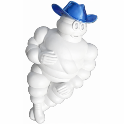 Chapeaux adaptables pour Michelin - bleu