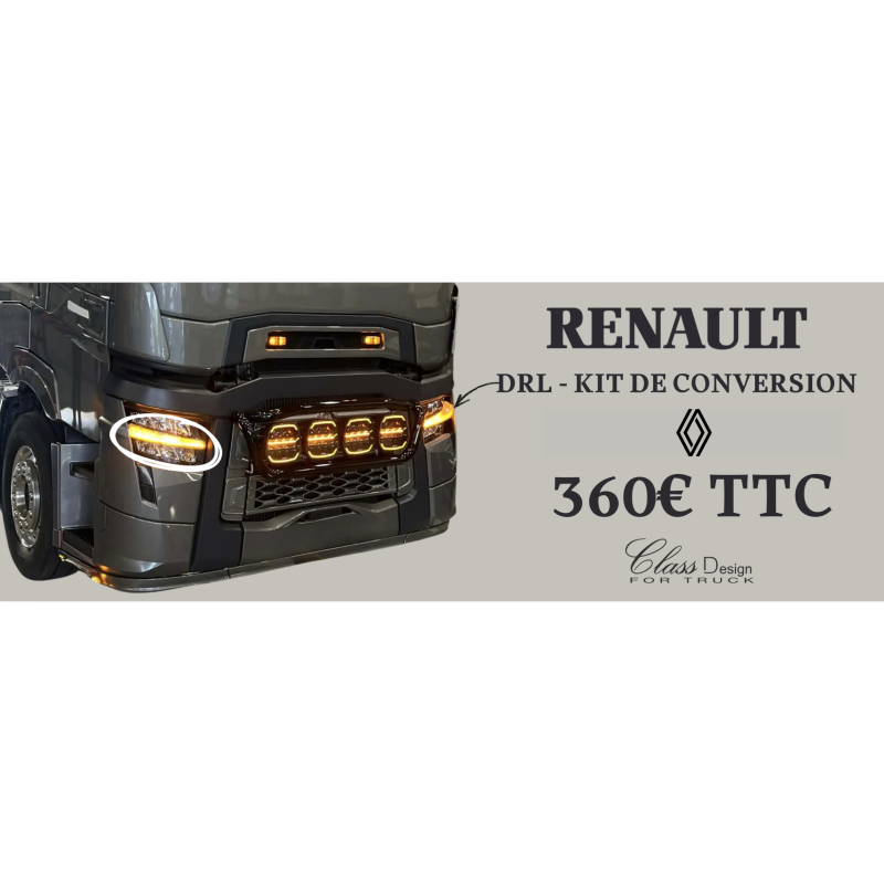 PRÉ-COMMANDE DRL/KIT DE CONVERSION RENAULT T