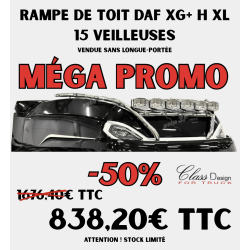 MÉGA PROMO - RAMPE DE TOIT DAF XG+ H XL - 15 VEILLEUSES
