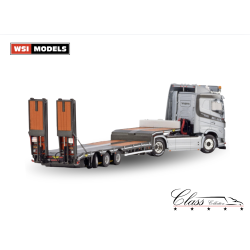 BECATRANS BV VOLVO FH5 SLEEPER CAB 4X2 SEMI LOW LOADER WITH RAMPS - 3 AXLE