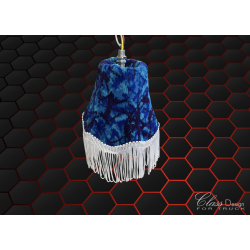 ABAT JOUR DANOIS BLEU FILS BLANC