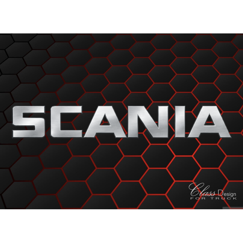 MONOGRAMME DE CALANDRE SCANIA OLD SCHOOL