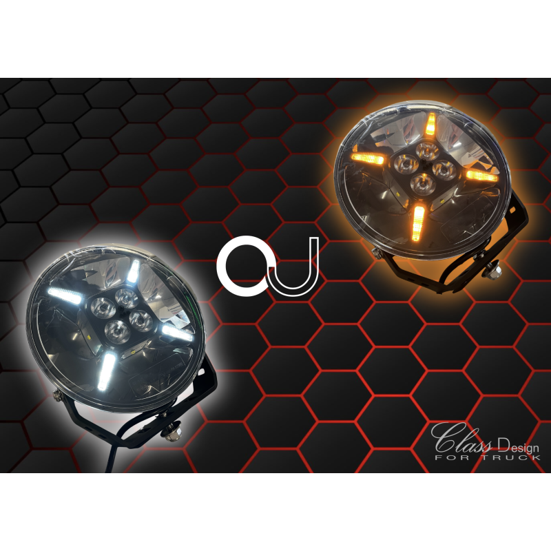 Feu longue-portée avec feu de position